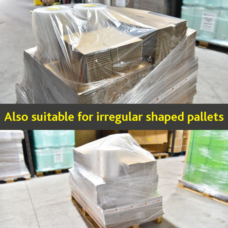 Top sheets for irregular pallets