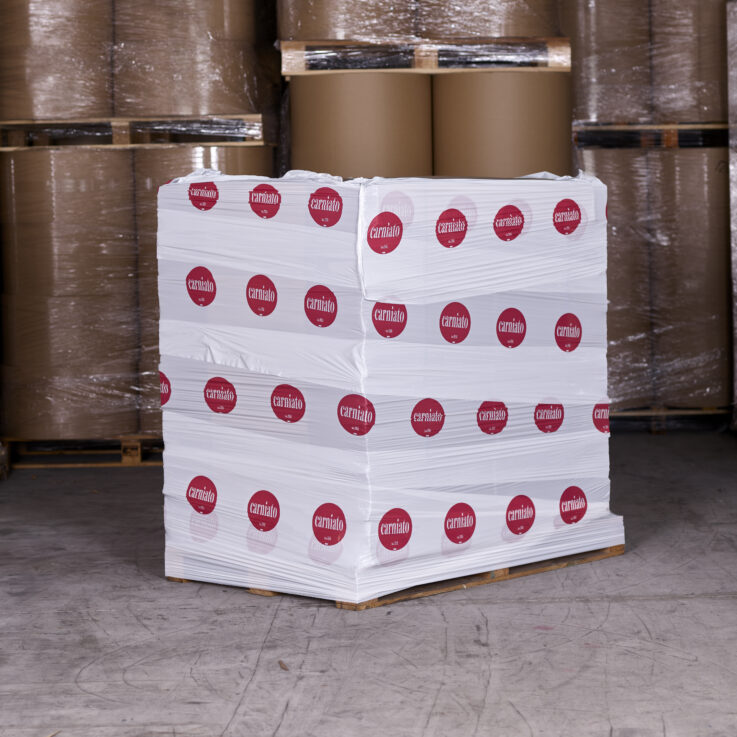 Custom printed pallet wrap