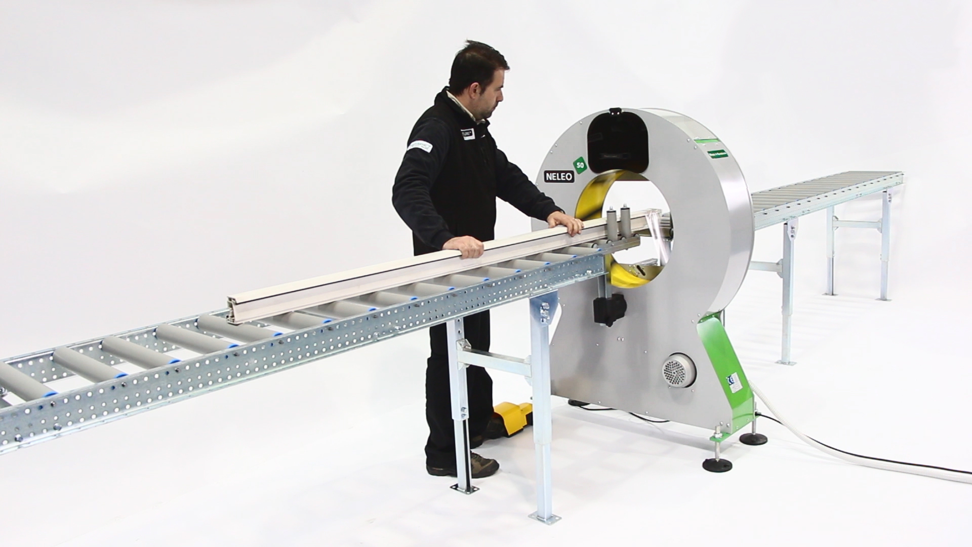 NELEO Spiral Wrapping Machines Orbital Wrapper Kingfisher Packaging