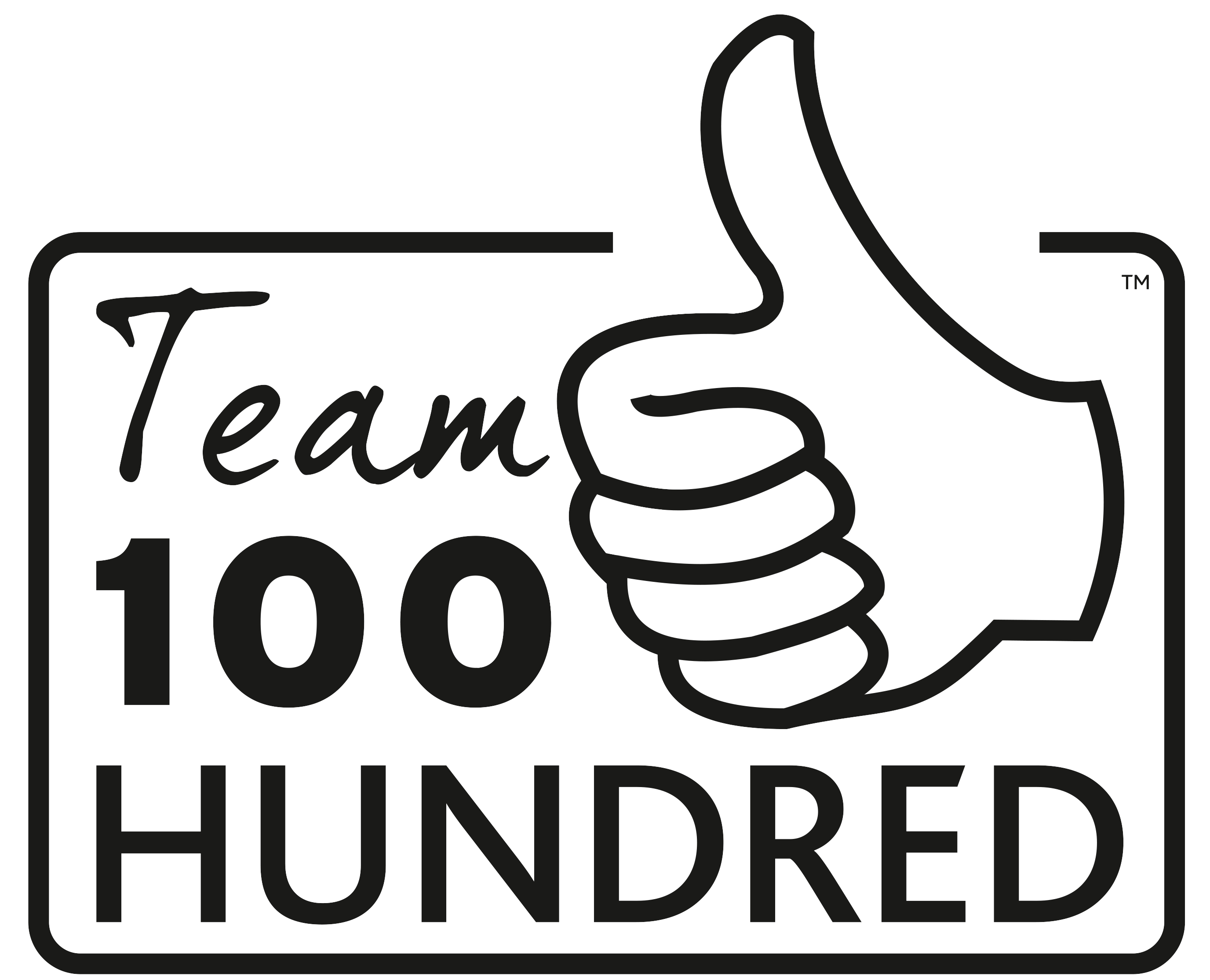 100 100 Logo