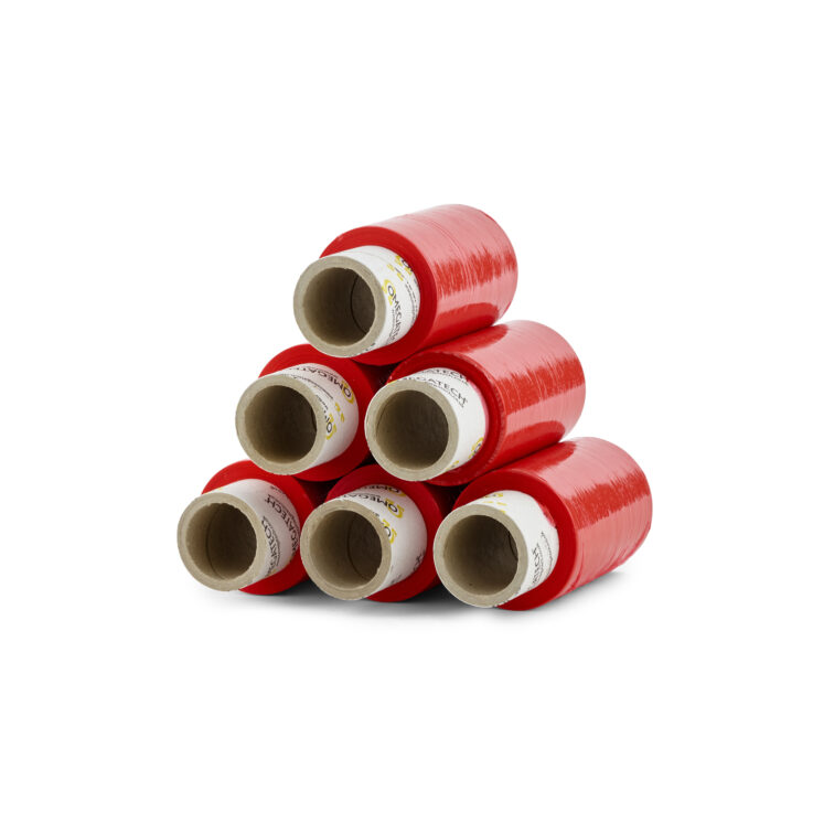 red bundling film
