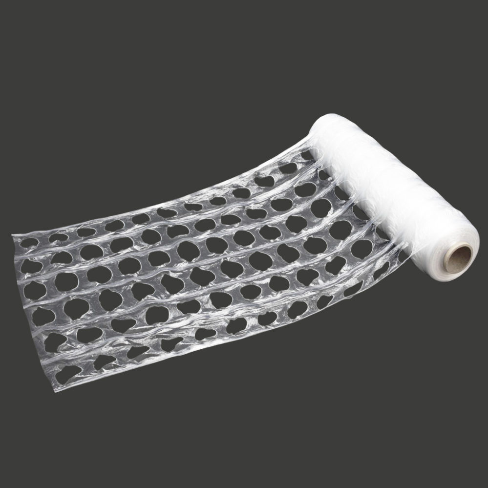 Perforated Pallet Wrap Omegatech® Breeze Kingfisher Packaging