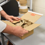 Recyclable paper as a packaging material