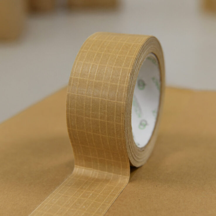 Reinforced eco friendly paper tape