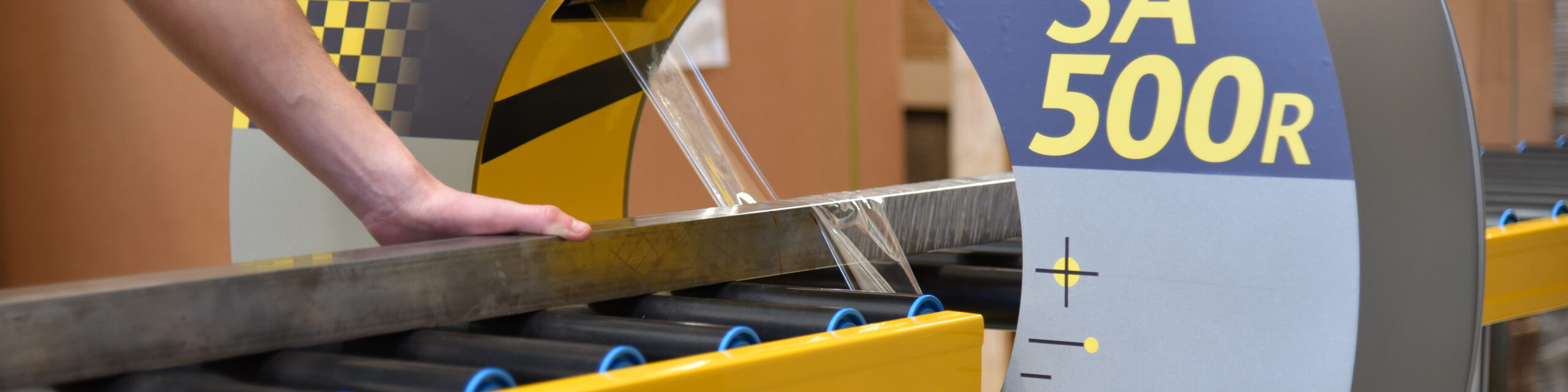 Wrapping machine metals industry